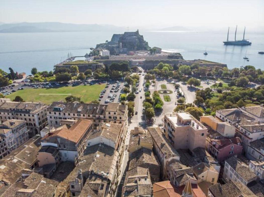 Downtown Oasis Penthouse Lägenhet Corfu  Exteriör bild