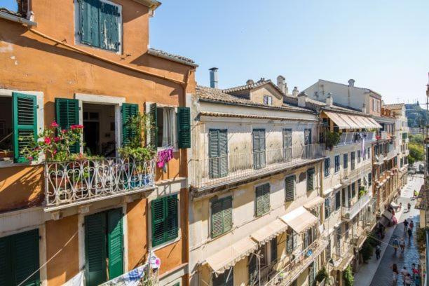 Downtown Oasis Penthouse Lägenhet Corfu  Exteriör bild